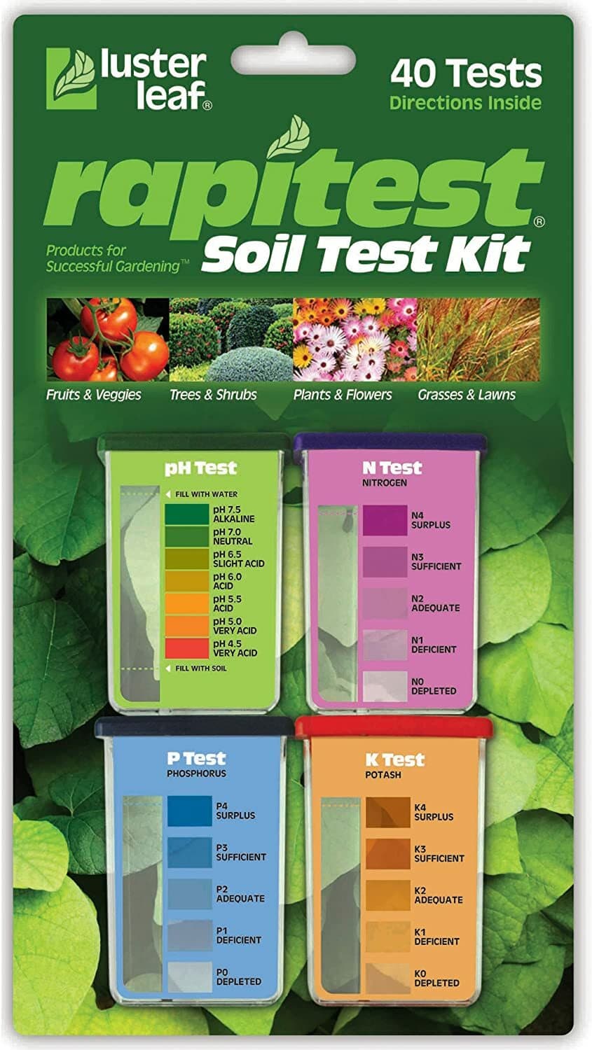 RAPITEST 1601 SOIL TEST KIT LAWN FLOWER PLANT TEST GARDEN TESTER pH NPK