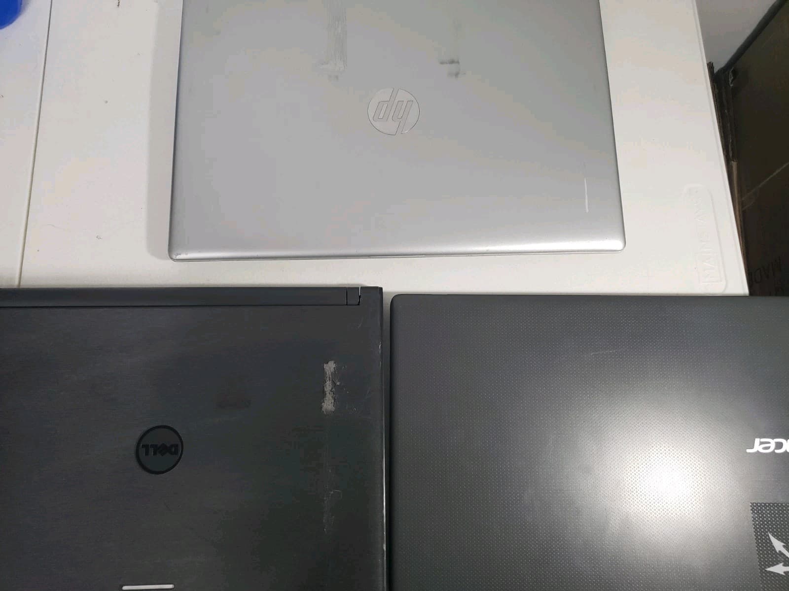 SALVALGE LAPTOPS X3 ACER HP DELL NO HDD NO RAM NO AC ADAPTER