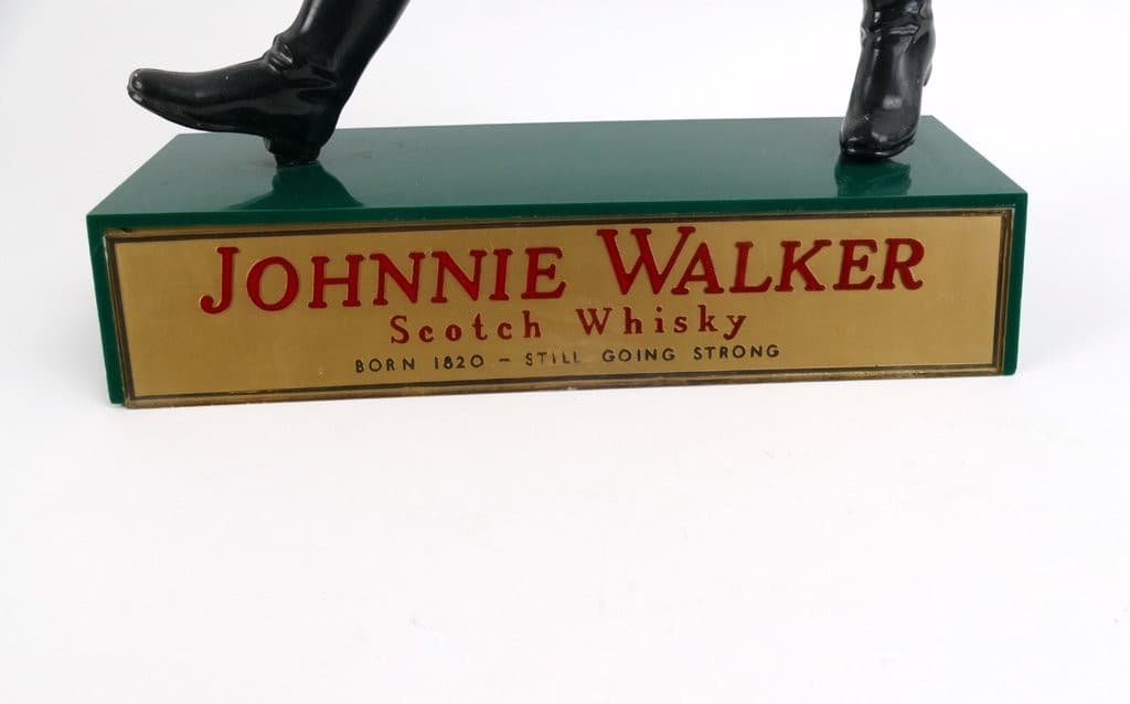 Rare Vintage Johnnie Walker Scotch Whisky 16 Inch Plastic Statuette Barware