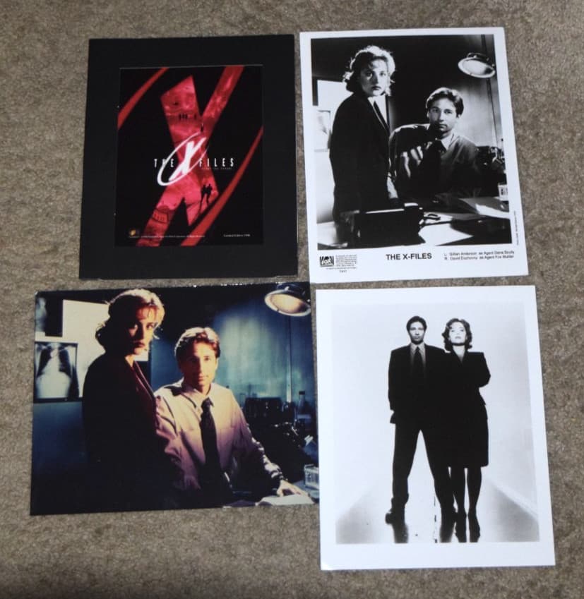 The X Files LIMITED EDITION SET!! Photo Gillian Anderson David Duchovny