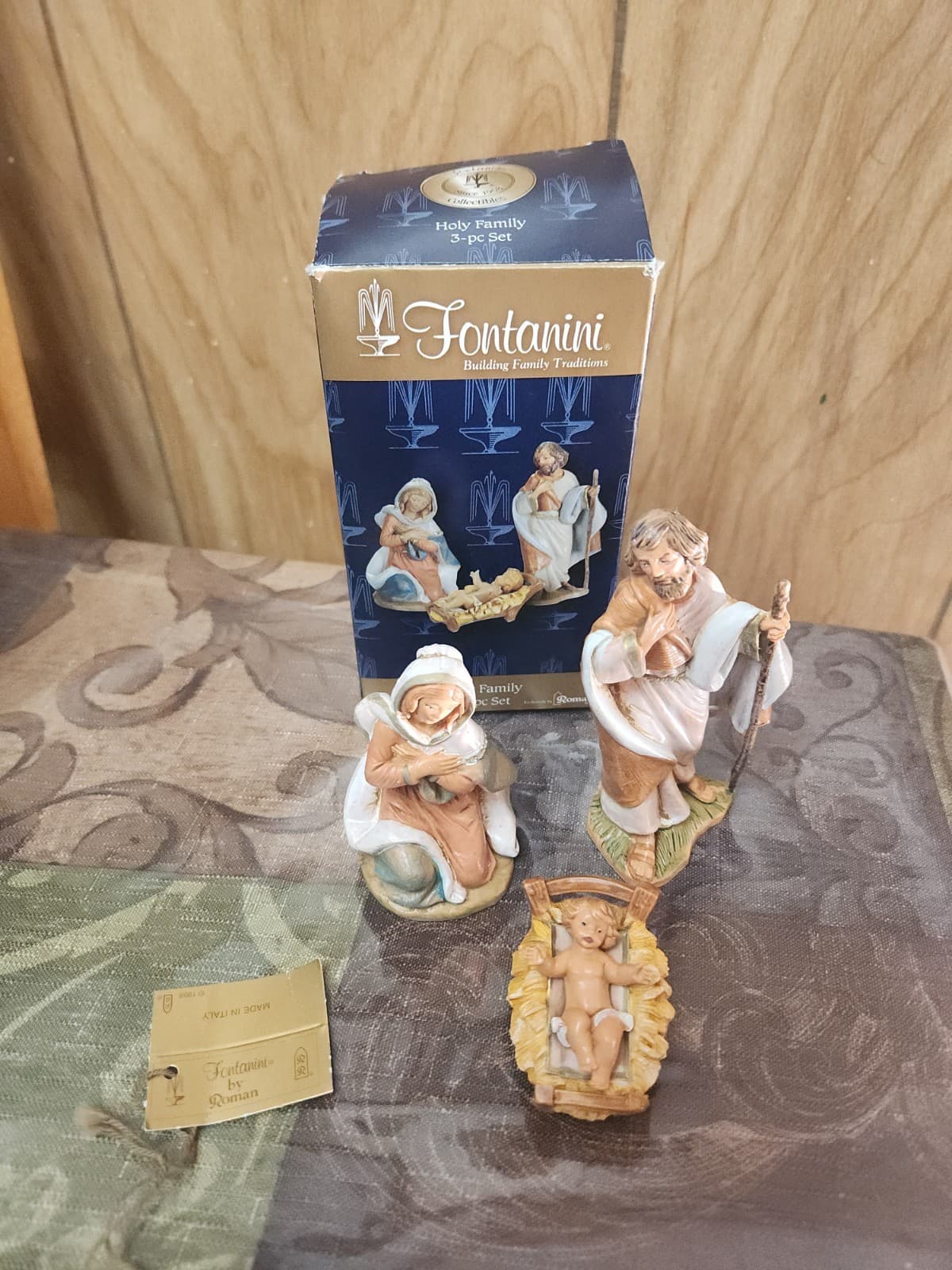Roman Fontanini Holy Family, 3.5" Collection - 3 Piece Set (55011) In Orig Box