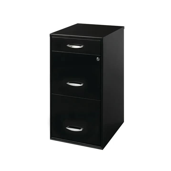 Space Solutions 3 Drawer Letter Width Vertical File Cabinet with Pencil Drawer
