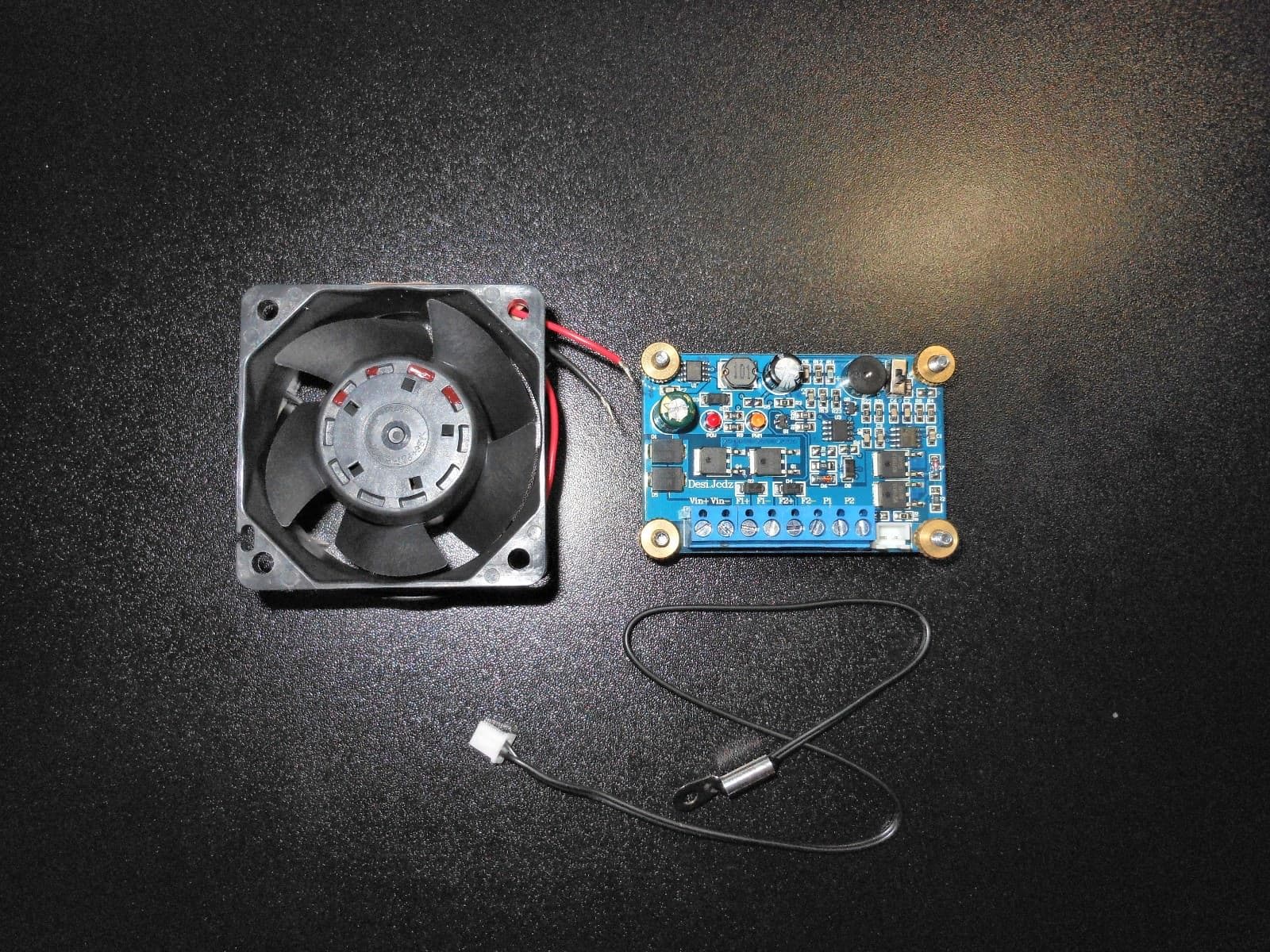 CNC Autonomous 48v Fan Control System (Automatic Fan Speed Based On Temperature)