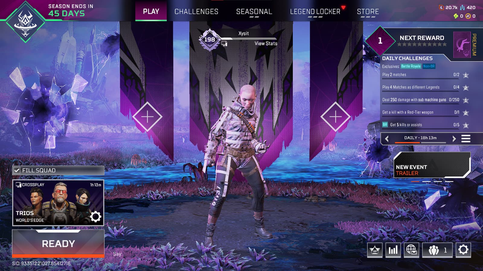 Apex Legends - acc with heirloom