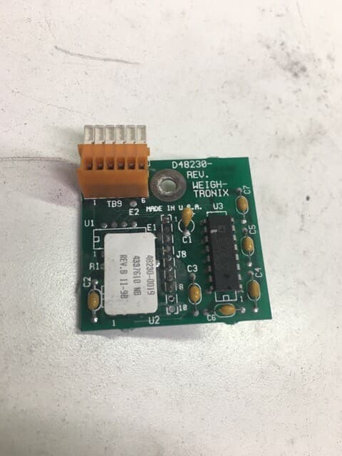 WEIGH-TRONIX CIRCUIT BOARD D48230-REV