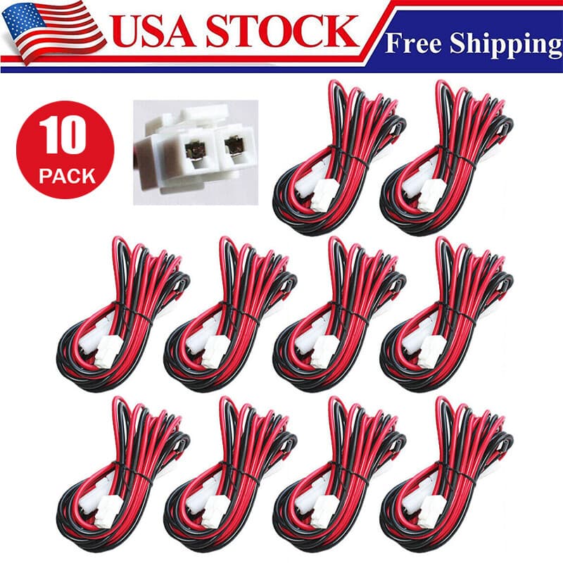 10* Power Cable KCT-23 For Kenwood TK-690 TK-790 TK-890 TK-5710 TK-5810 TK-5910