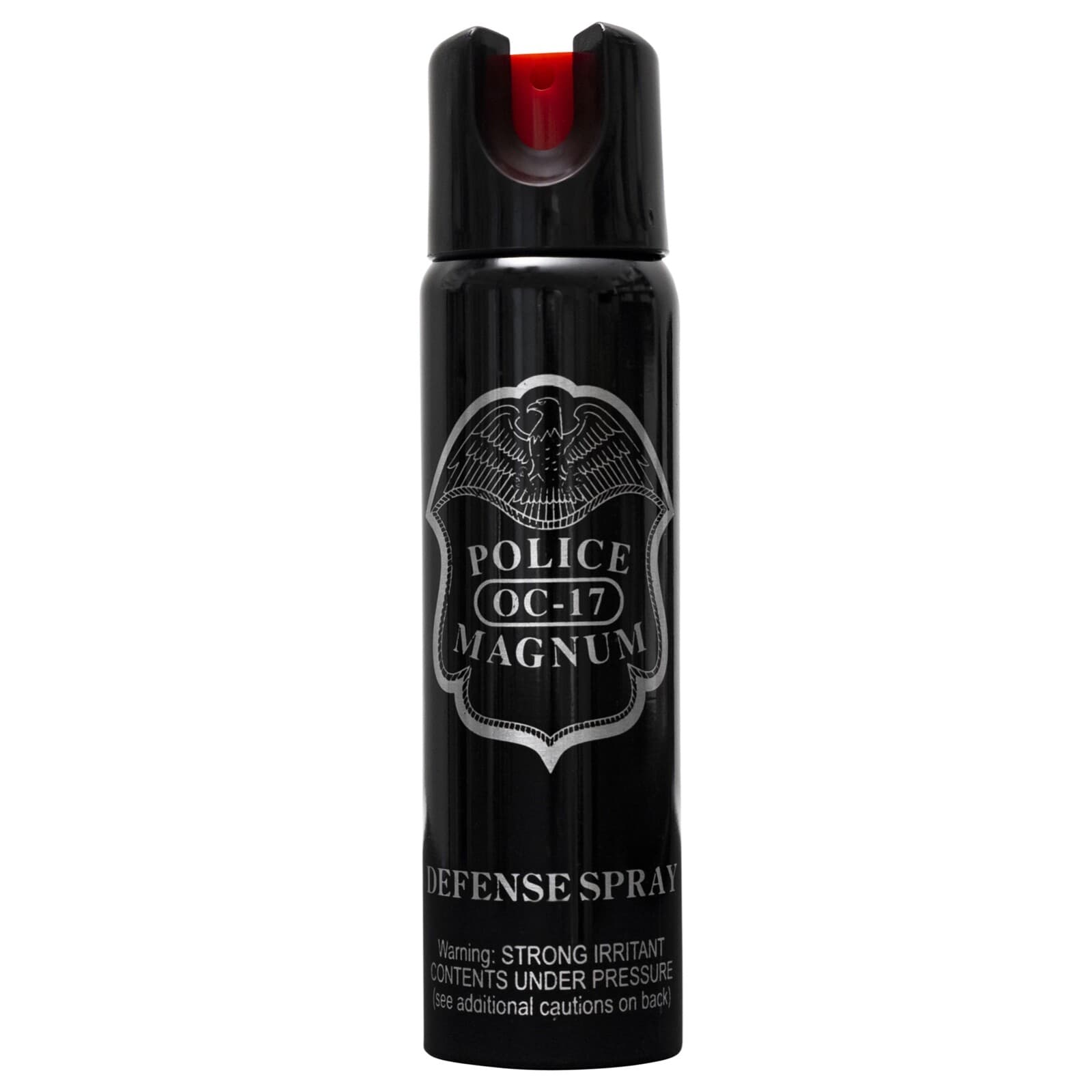 Police Magnum 4 ounce pepper spray Safety Lock Self Defense Security Protection