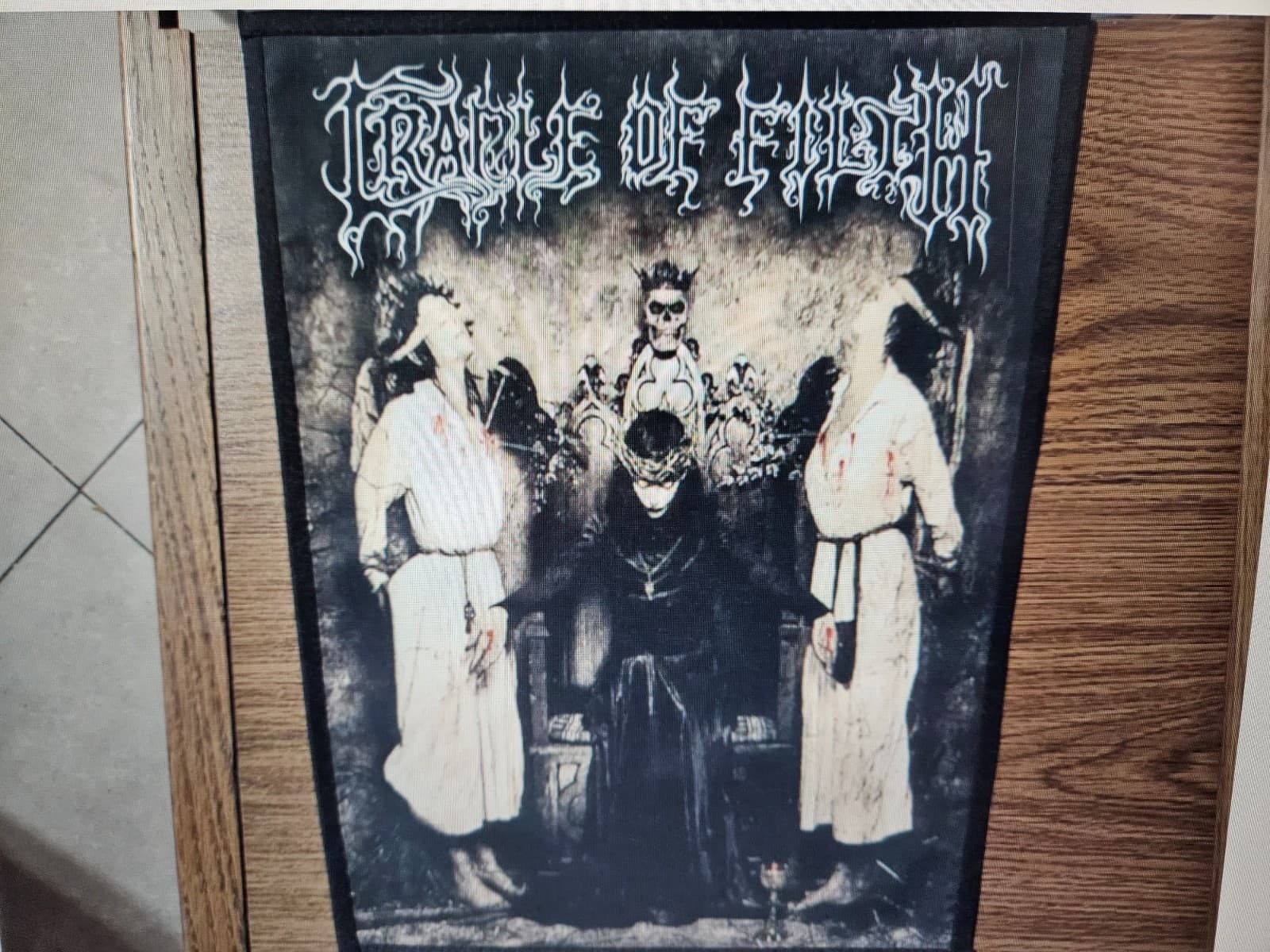 CRADLE OF FILTH, SEW ON SUBLIMATED LARGE BACK PATCH
