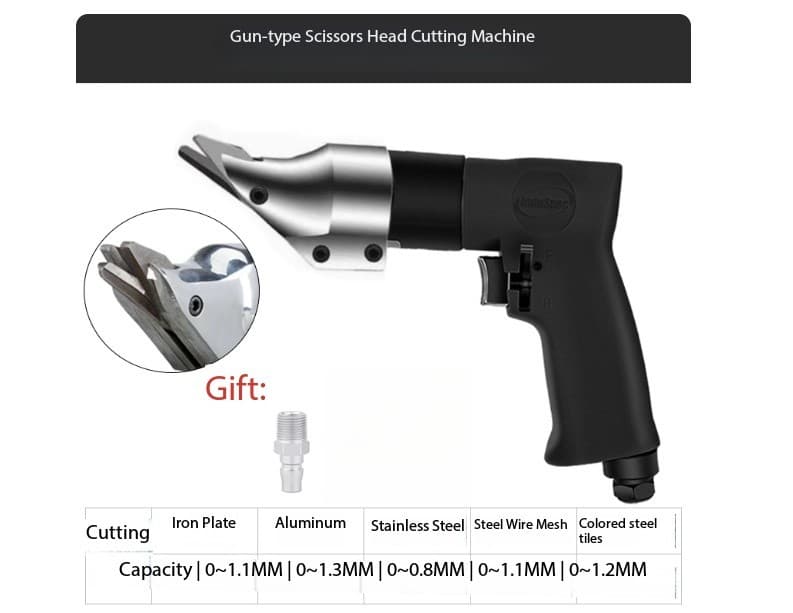 Vertical Gun-type Mechanical Screen Mesh Iron Sheet Aluminium Special Air Cutter