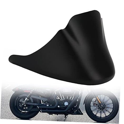 Motorcycle Front Spoiler Chin Fairing Lower Mudguard Air Dam Cover Matte Black