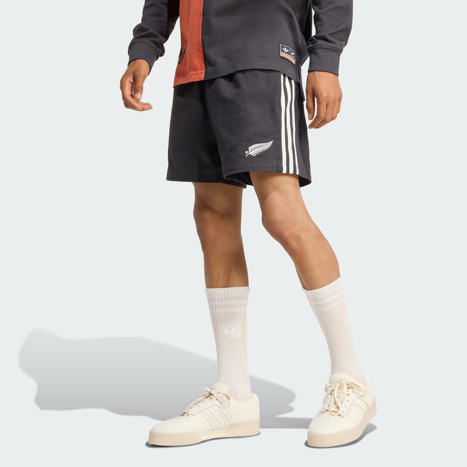 adidas men adidas Originals & All Blacks Classic Rugby Shorts