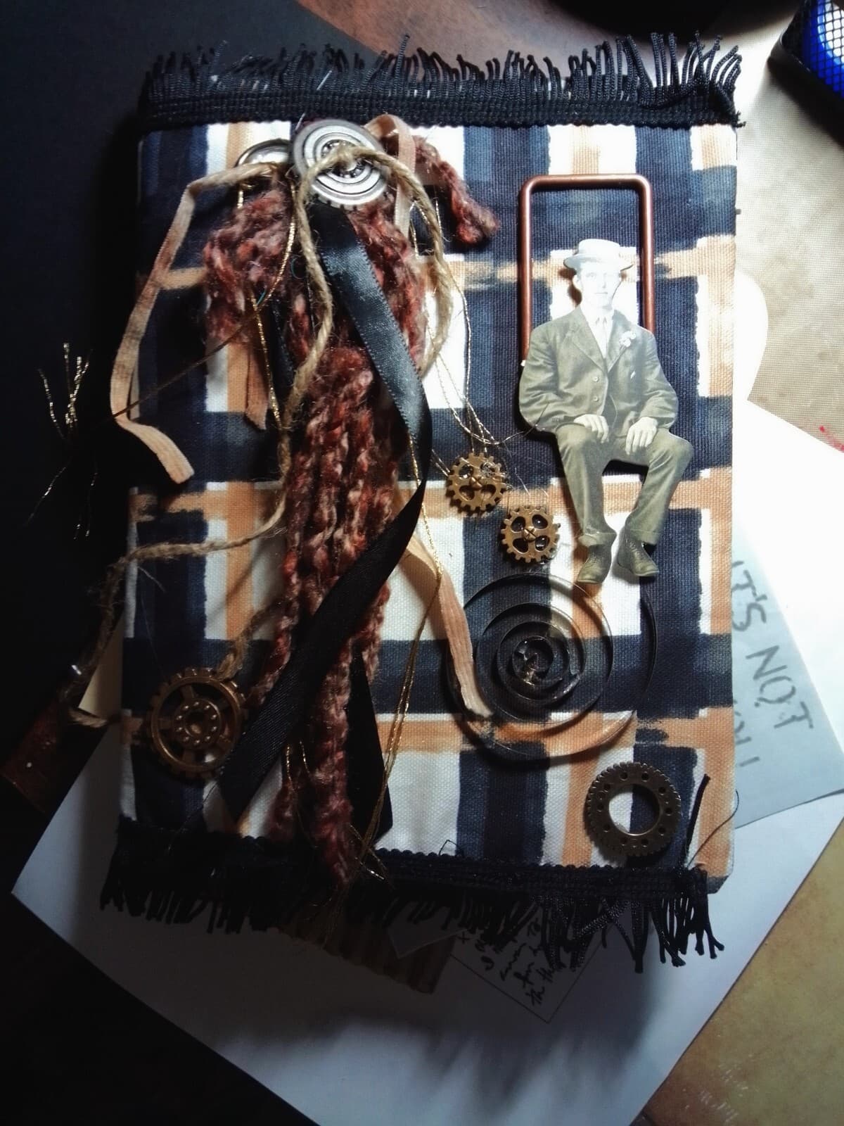 Handmade Journal For Men, Masculine Design, unique gift idea