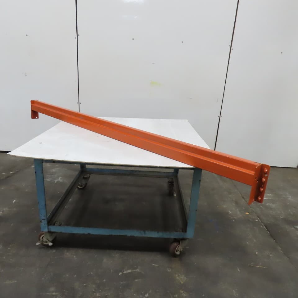96" x 4" x 1-5/8" 40E Shaved Pin Pallet Racking Beam Shelf 5,015 lbs Lot/1 NEW