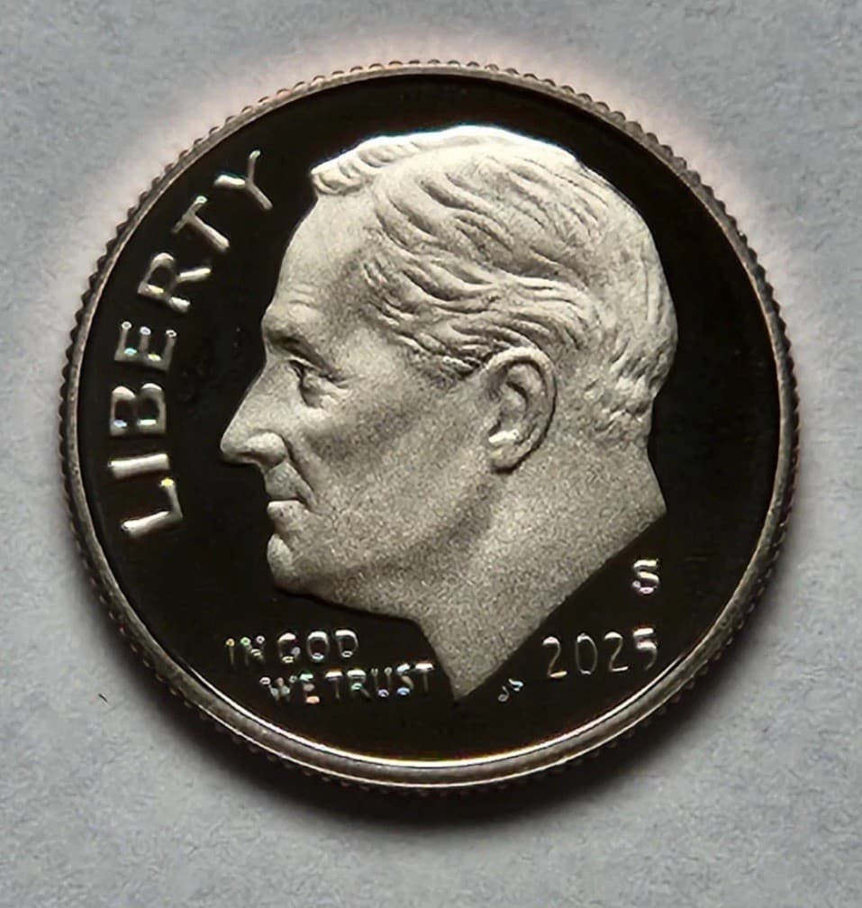 2025 S Proof Roosevelt Dime 10c GEM PROOF Mint San Francisco S Uncirculated