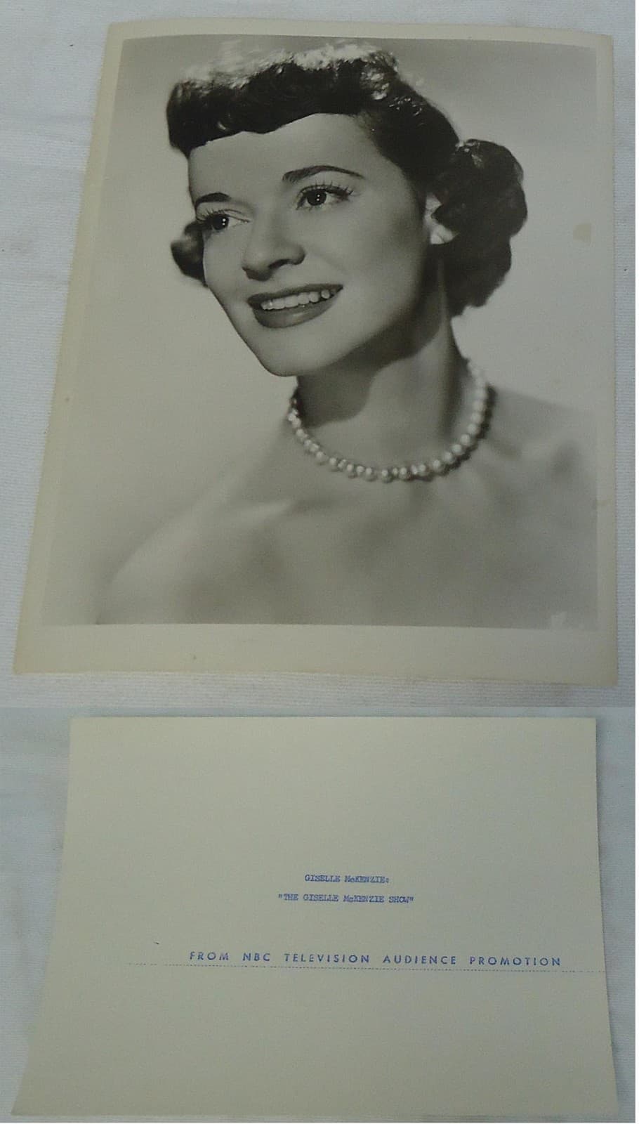 1957 NBC Press Photo ~ GISELLE MCKENZIE ~ The Giselle McKenzie Show