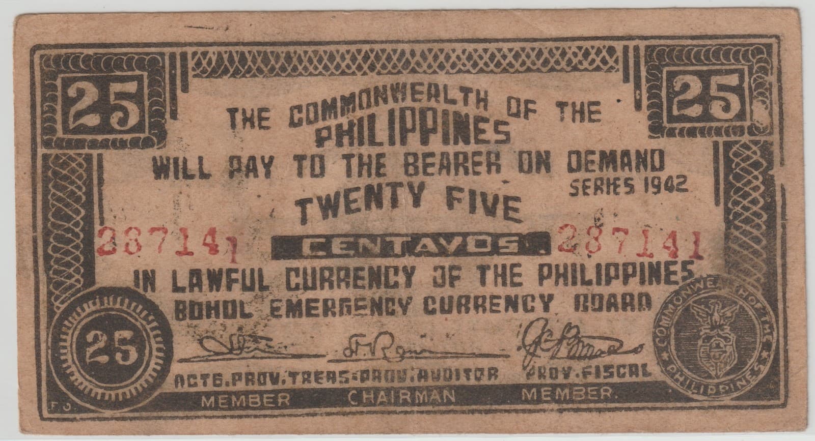 WWII Japan Japanese Occupation Invasion 1942 GUERRILLA War Collection Money D18