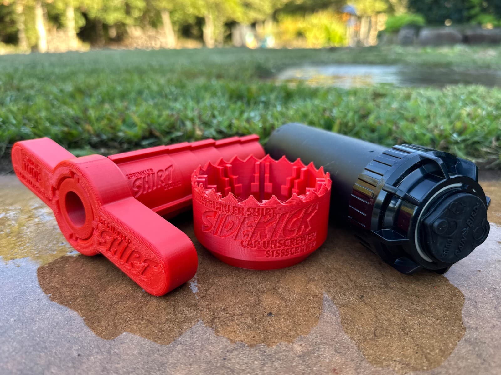 Sprinkler Head Irrigation Removal and Replacement 4-in-1 Tool Removes All Brand