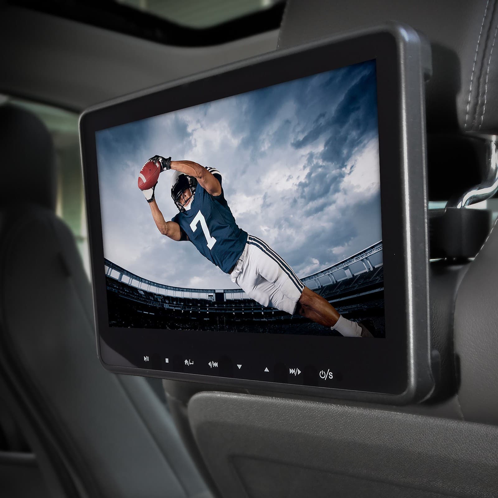 Audiovox AVX10USB Universal Seat-back Video system DVD USB SD AV Aux HD