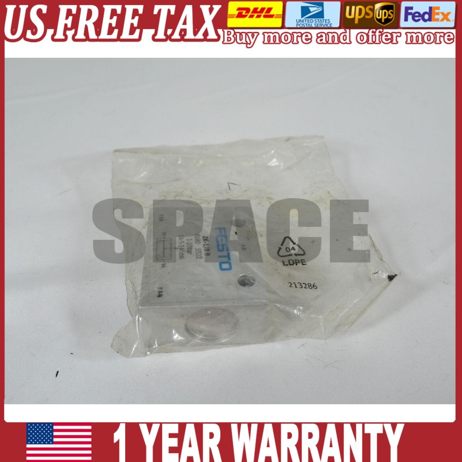 US FREE TAX New Festo ZK-1/8-B 6680 AND gate