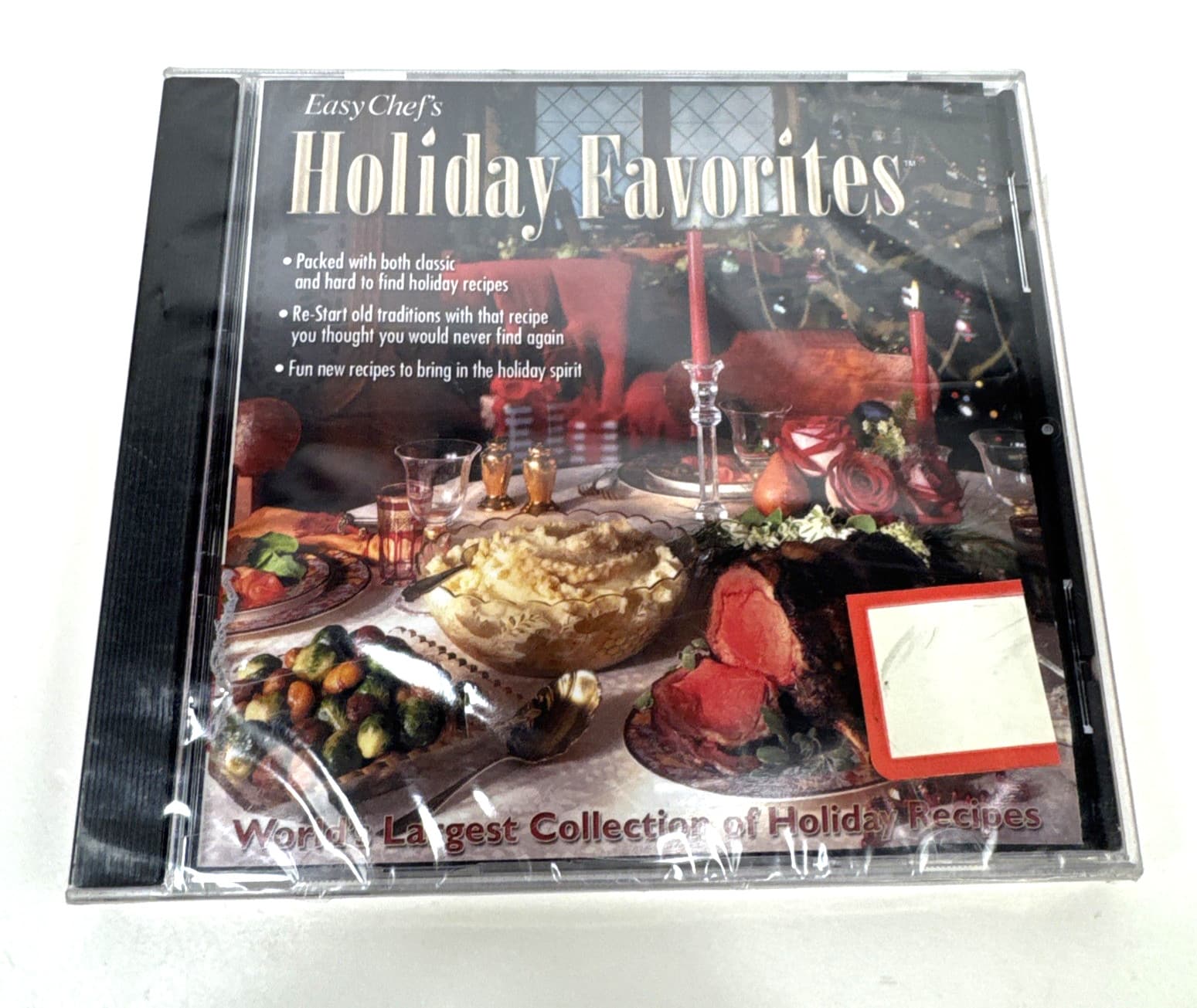 Easy Chef Recipes Holiday Favorites 5000+ Recipes (PC CD-ROM, 2005) NEW SEALED