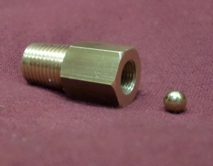 1/4 npt 1/8 Hercules Check Valve Gas Engine Hit Miss Fuel Brass Motor Water Oil