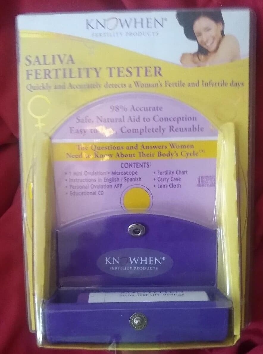 New KNOWHEN Saliva Fertility Tester Fertile And Infertile Days Fast Result