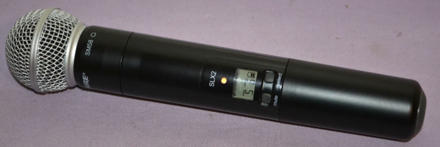 Shure SLX2 SM58 Handheld Wireless Transmitter Digital Microphone H5 518-542MHz