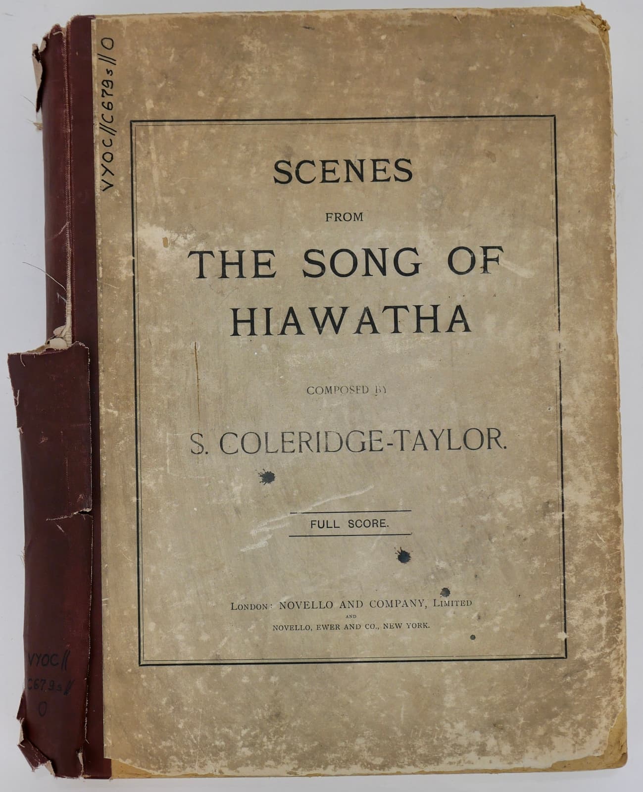 Coleridge-Taylor, Samuel. Scenes from The Song of Hiawatha.... Full Score.