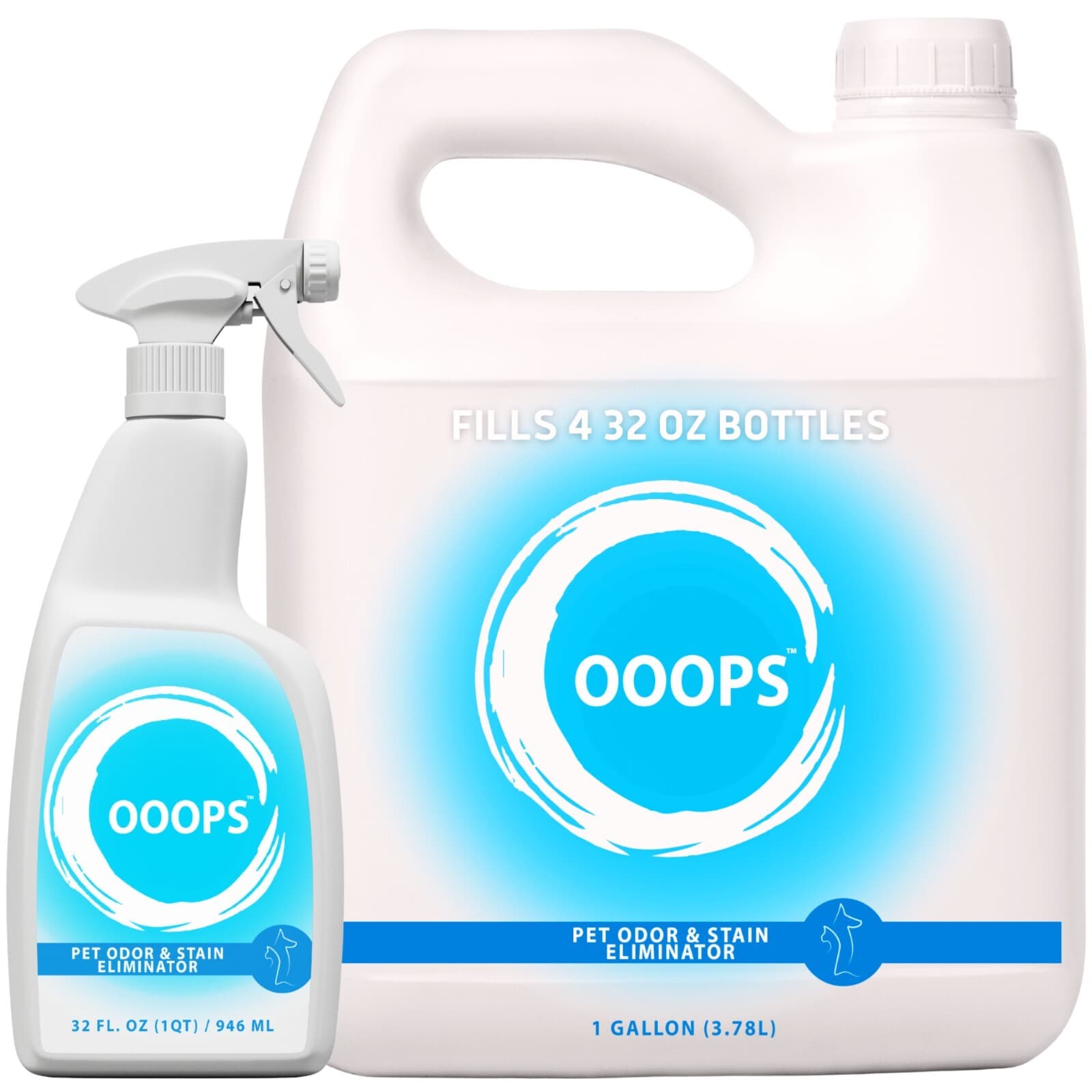 OOOPS Pet Odor & Poop Stain Eliminator Organic Enzyme for Home Dismantles Odorsย