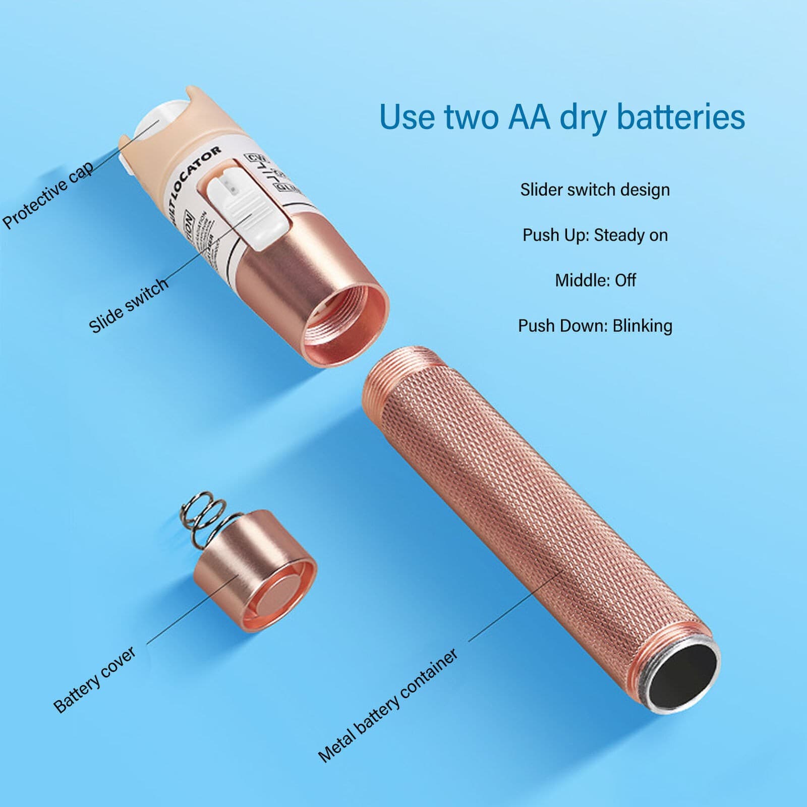 Visual Fault Locator 60mw Portable Fiber Optic VFL Cable Tester Pen Detector