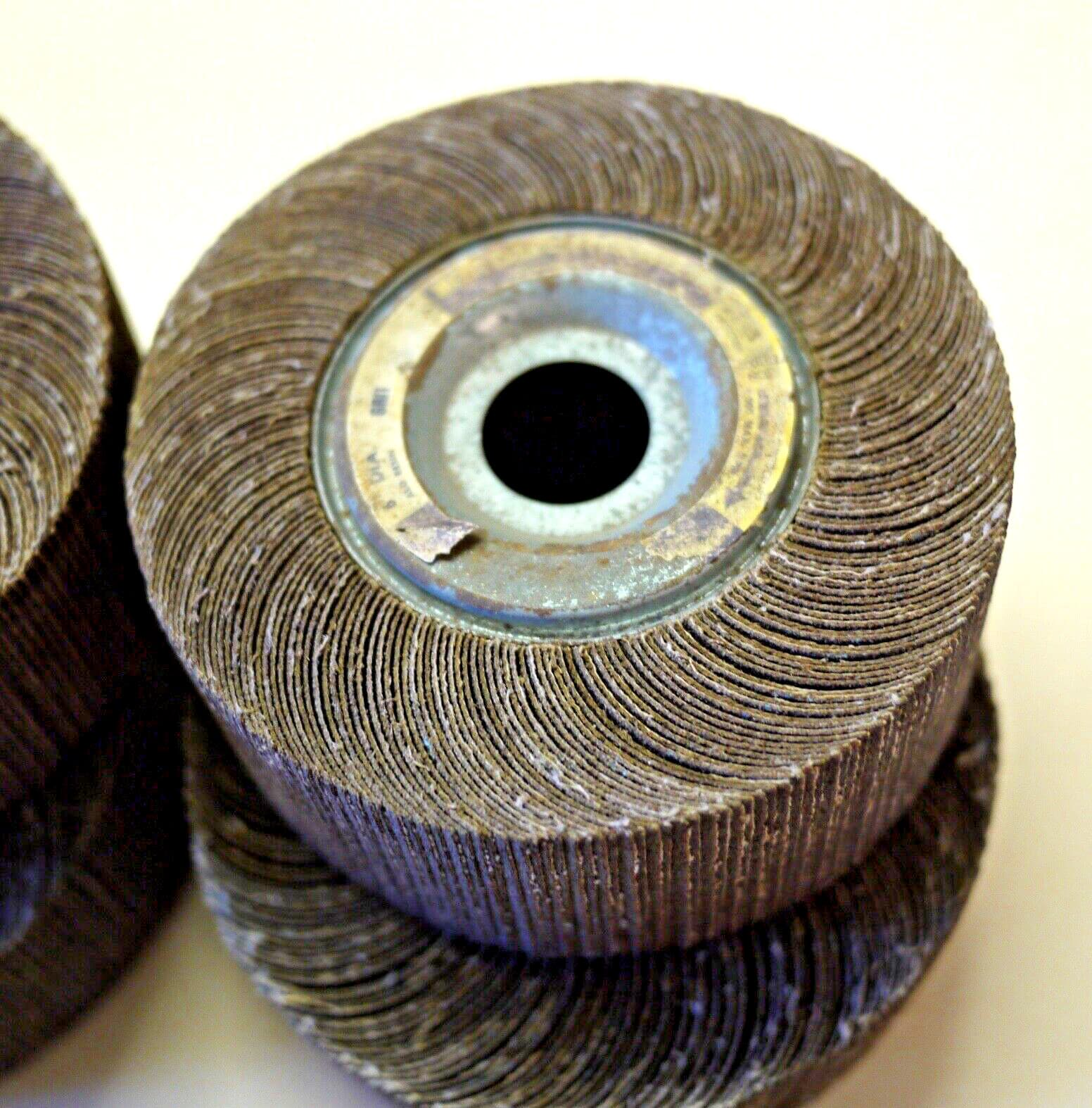 3 - 6" FLAP WHEELS 1" Bore - Unmounted Sanding grinding - FINE and MEDIUM GRIT