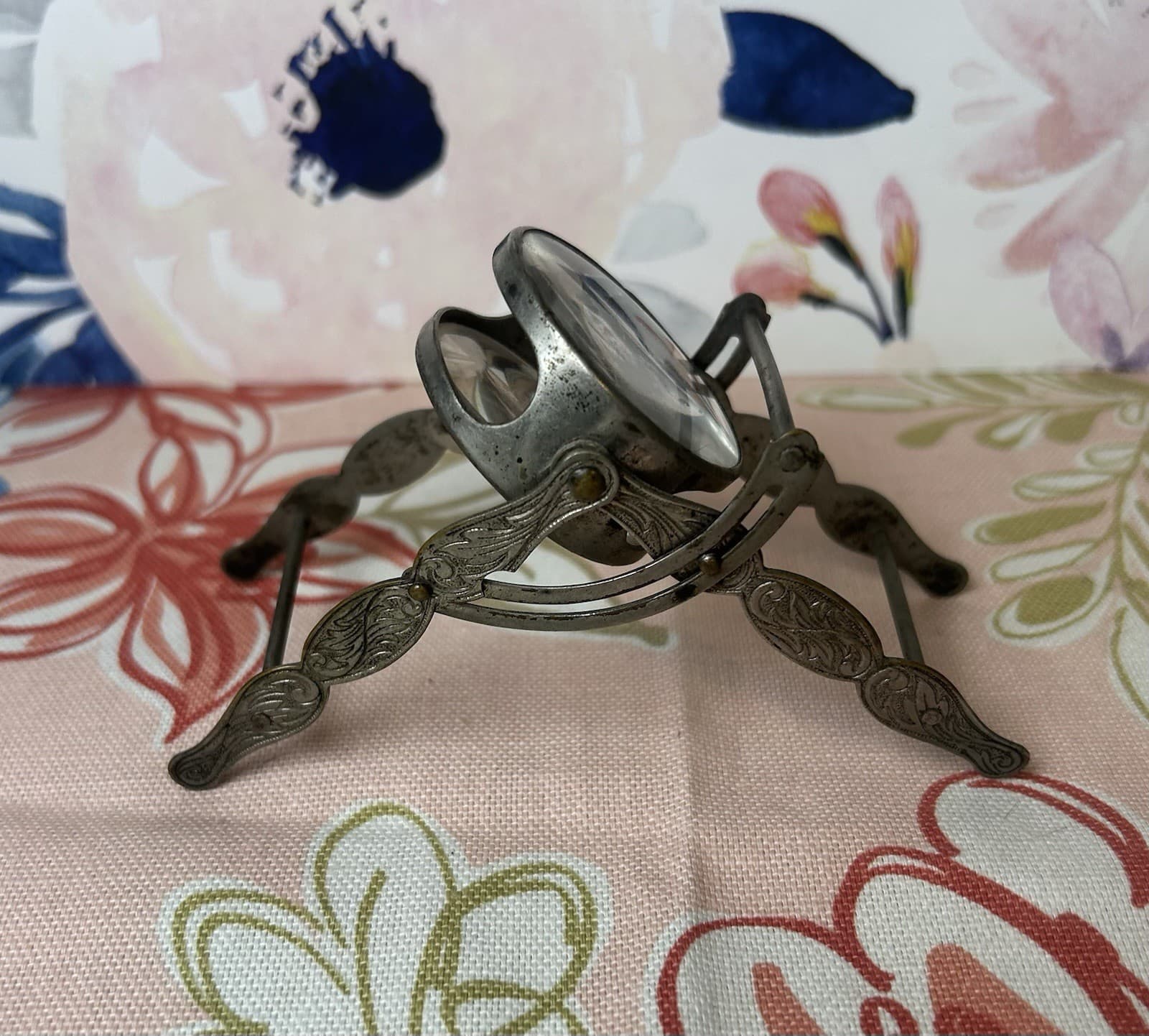 1877 Laban Heath’s Improved Adjustable Compound Folding Microscope Magnifier