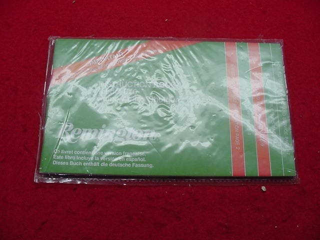 Remington Model 870-Shotgun Instruction/Owners Manual- New !!
