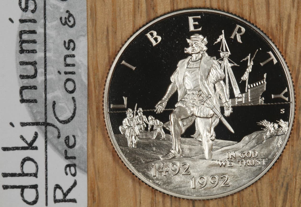 1992 S Columbus Quincentenary Commemorative Half Dollar 50¢ - Proof