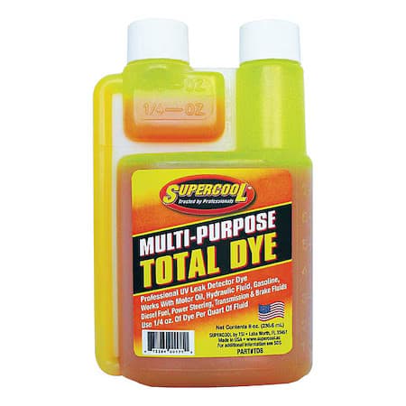 Supercool Td8 Uv Fluid Leak Detection Dye, 8 Oz