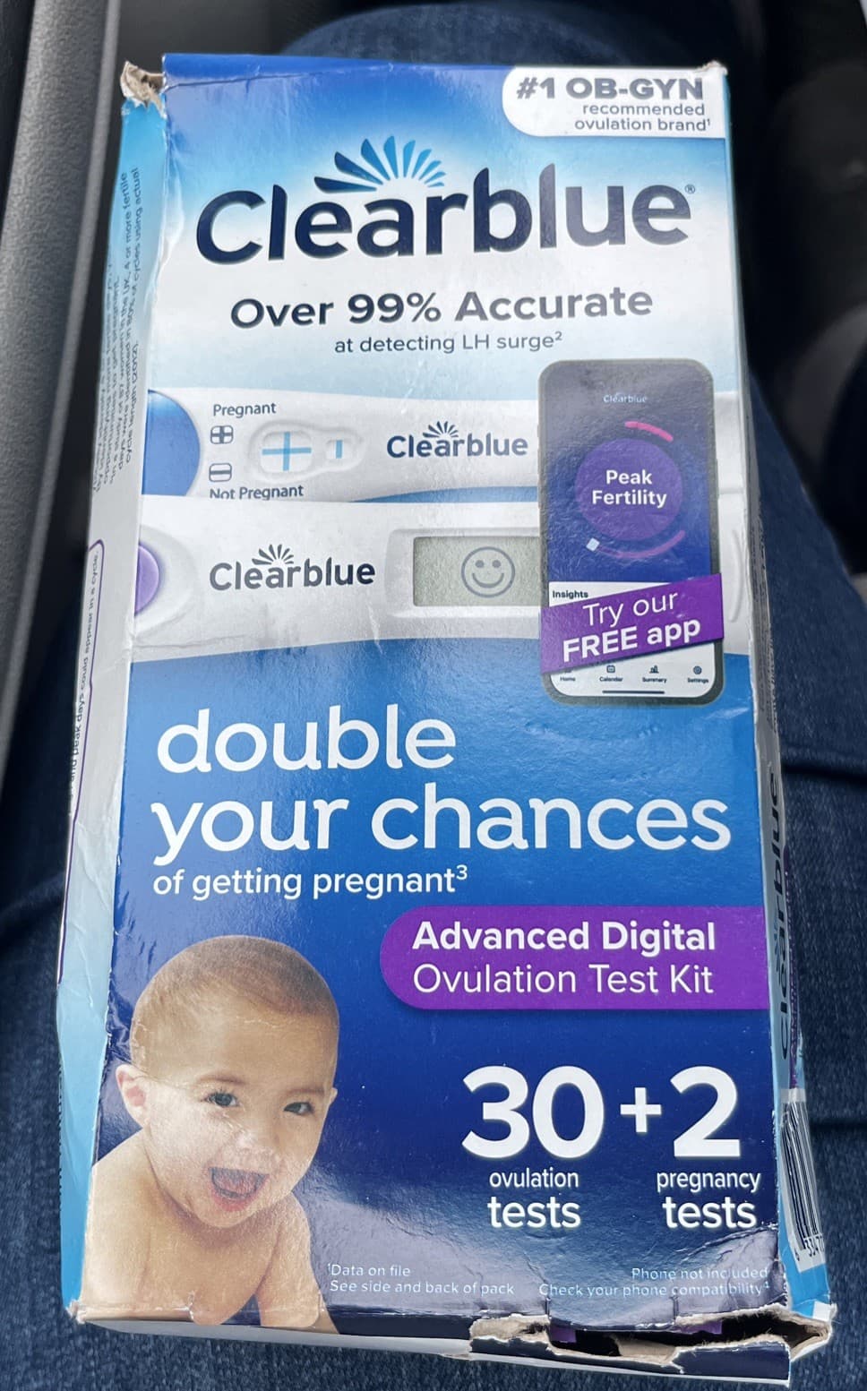Clearblue Advanced Digital 30 Ovulation Tests Exp 6/06/2027