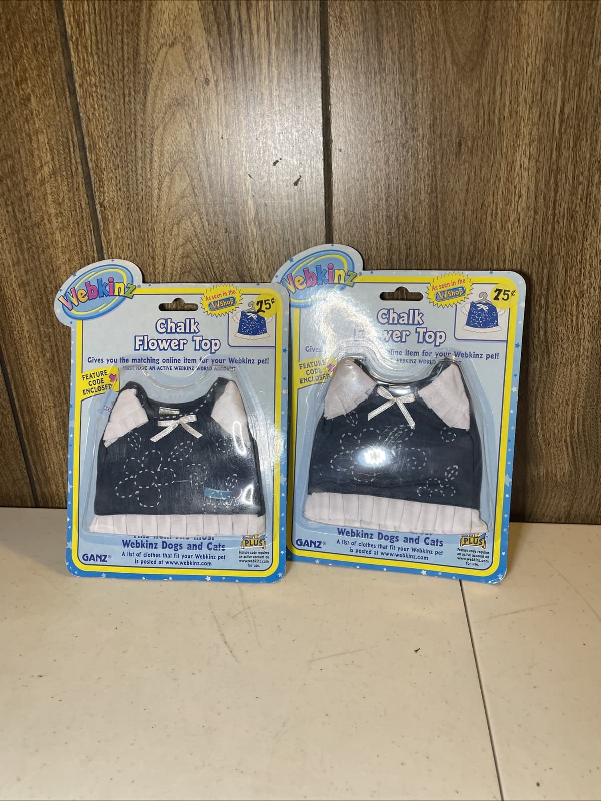 Webkinz Clothing Chalk Flower Top New with Sealed Feature Code WE000297