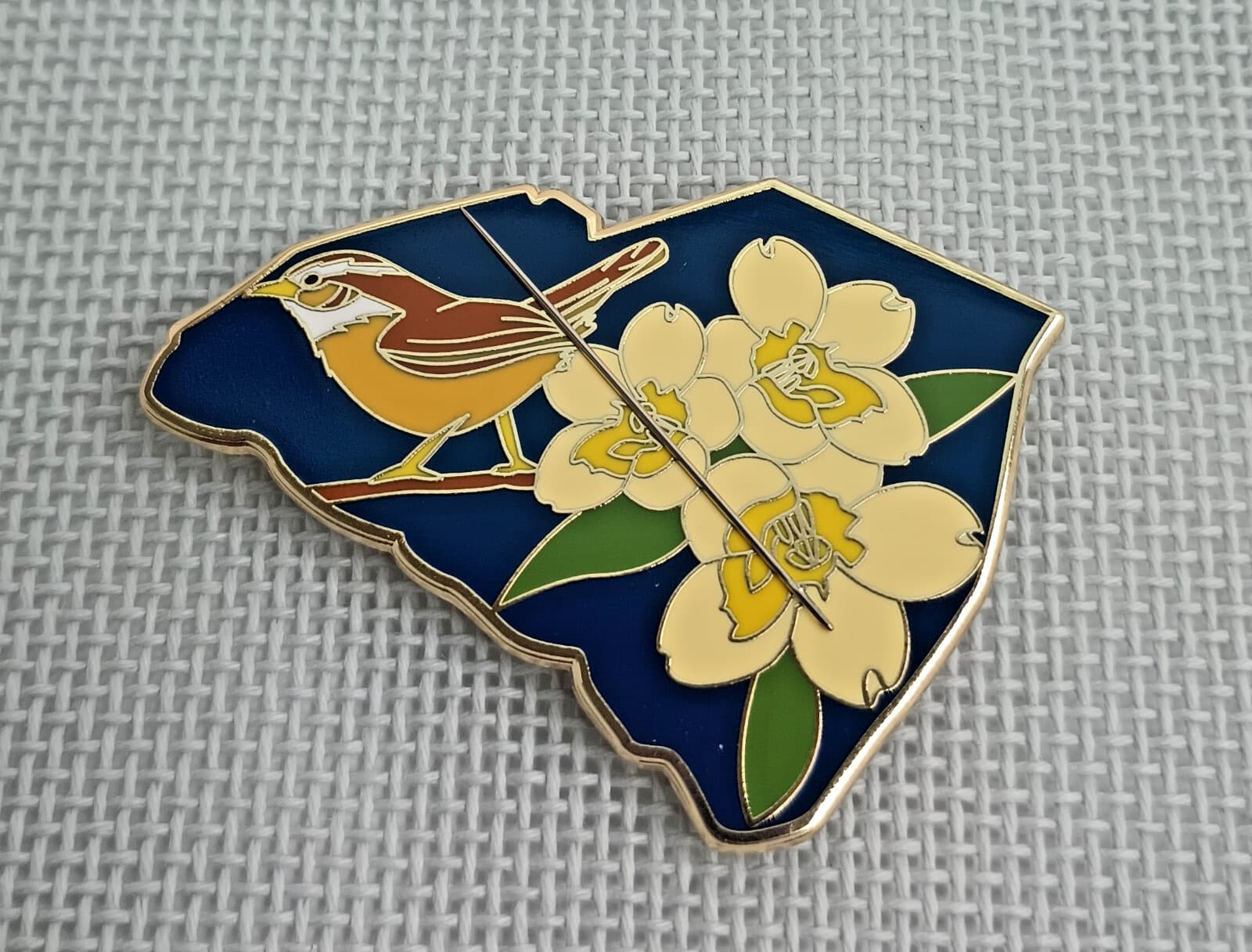 Needle Minder Magnet South Carolina SC State Accoutrement Designs Strong