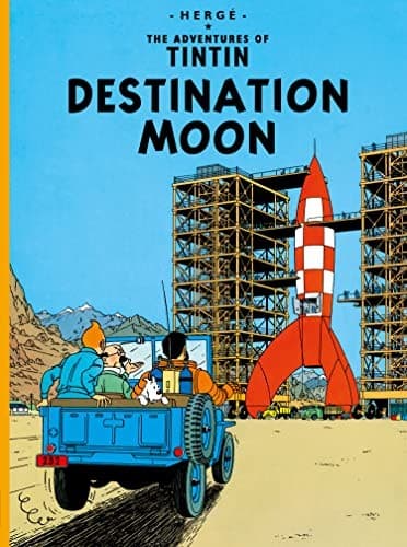 DESTINATION MOON - paperback HERGE