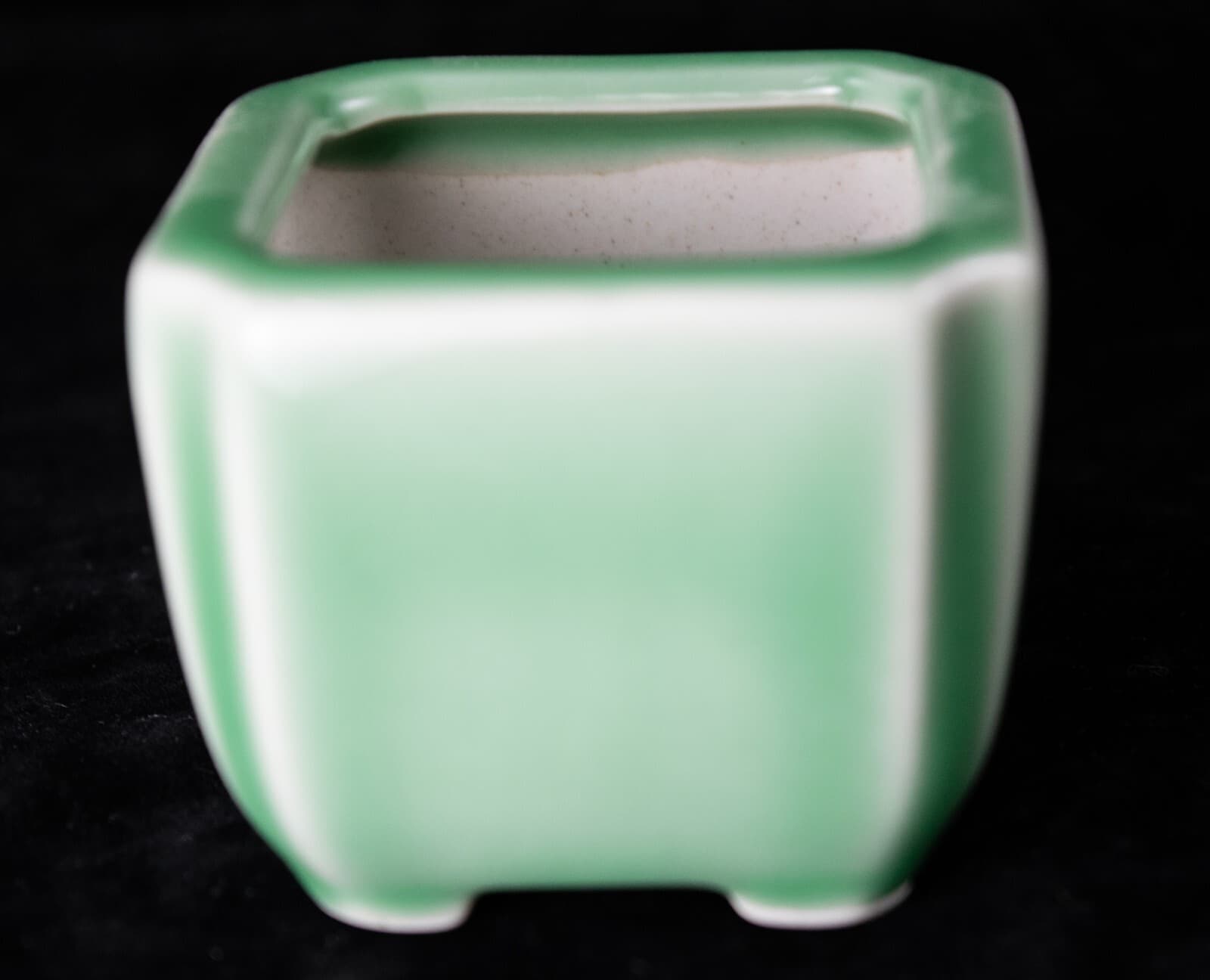 Fine Square Cactus & Succulent, Shito, Mame Bonsai Pot + Mesh - 2.75"x 2.75"x 2"