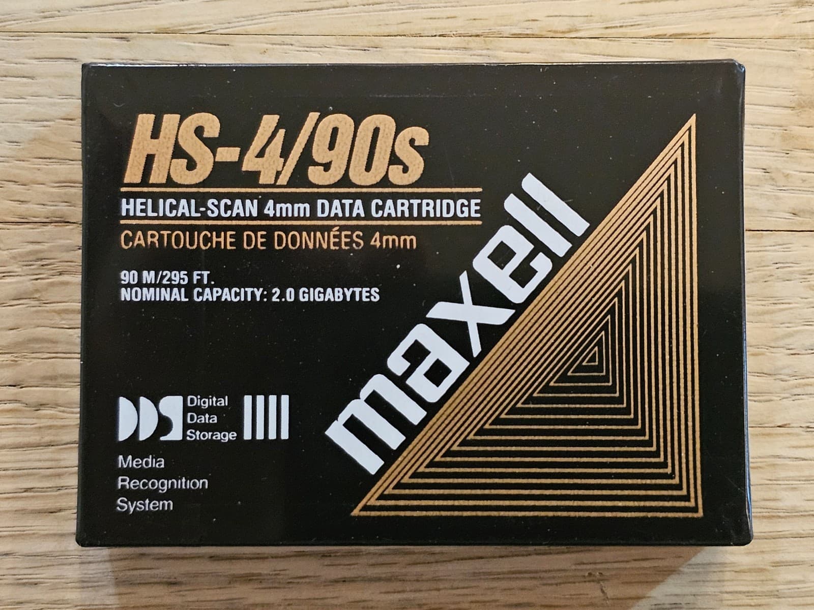Maxell HS-4/90s 4mm DAT / DDS Cartridge Tape SEALED NEW