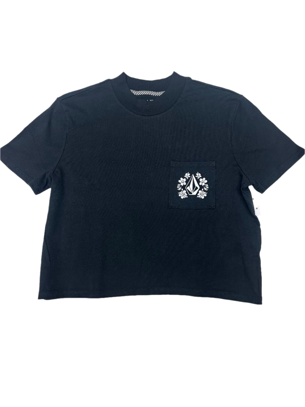 Volcom Pocket Dial Women's Black T-Shirt