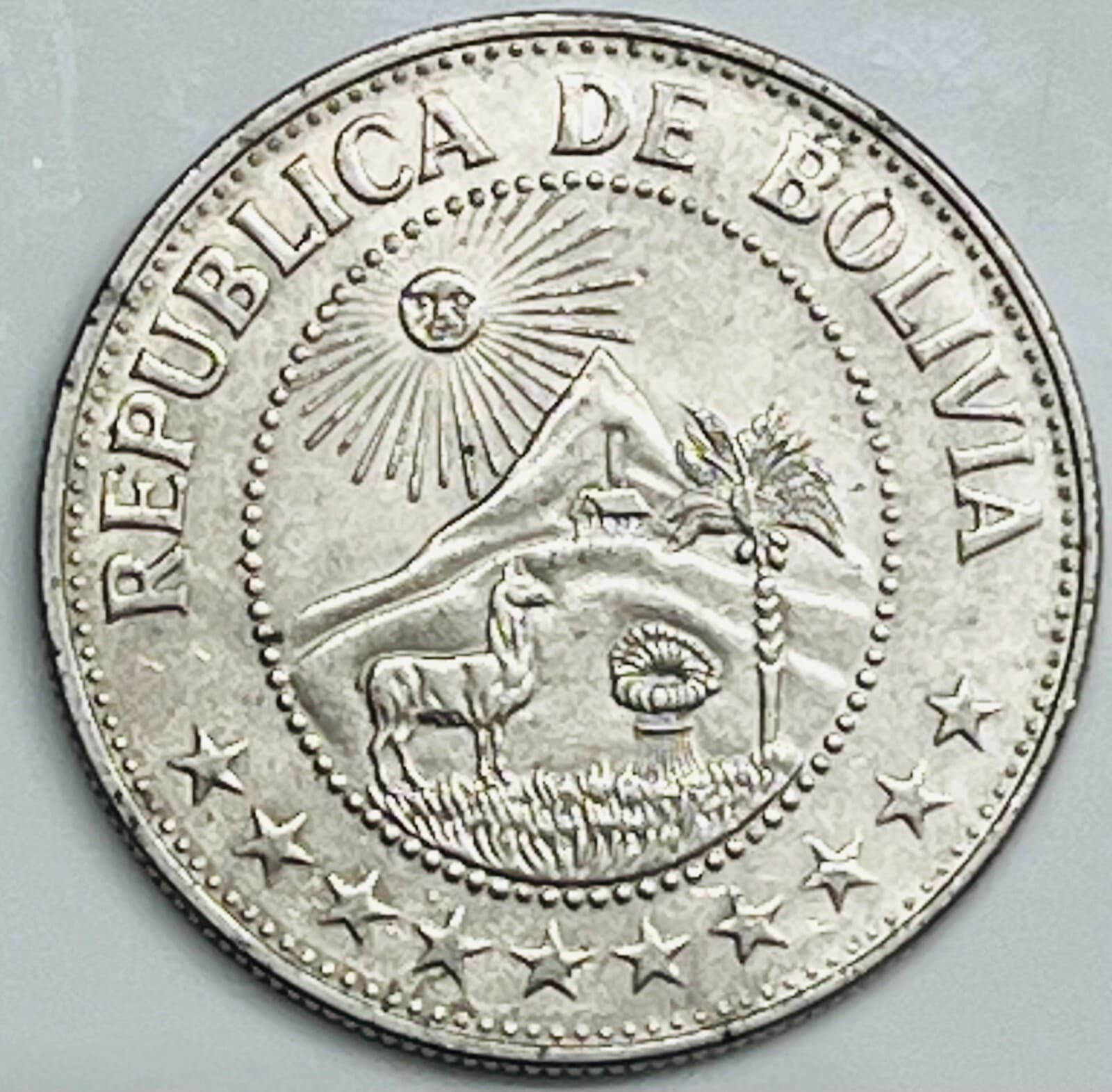 1969 Bolivia Peso Boliviano KM# 193 Circulated Condition