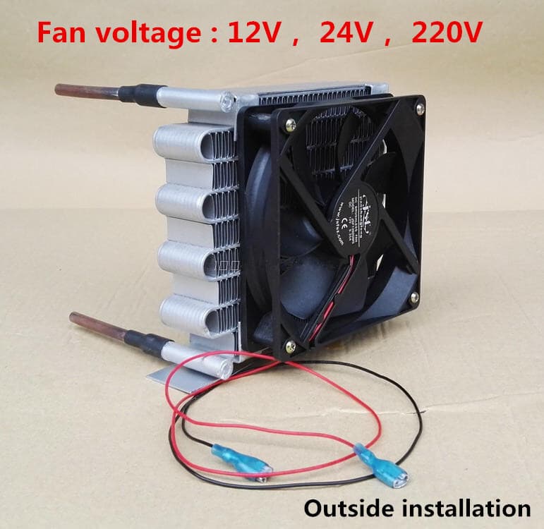 1pcs WT1232S1 aluminium Micro Radiator Condenser Copper Tube Evaporator 12CM FAN