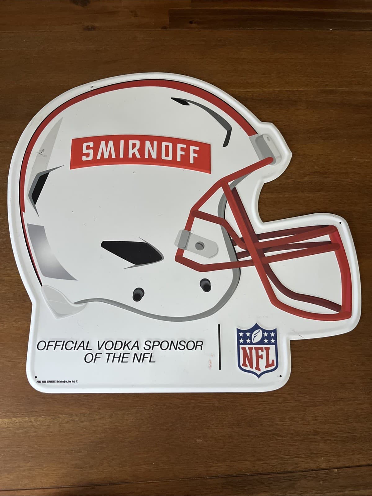 SMIRNOFF Vodka NFL Sign Official Sponsor