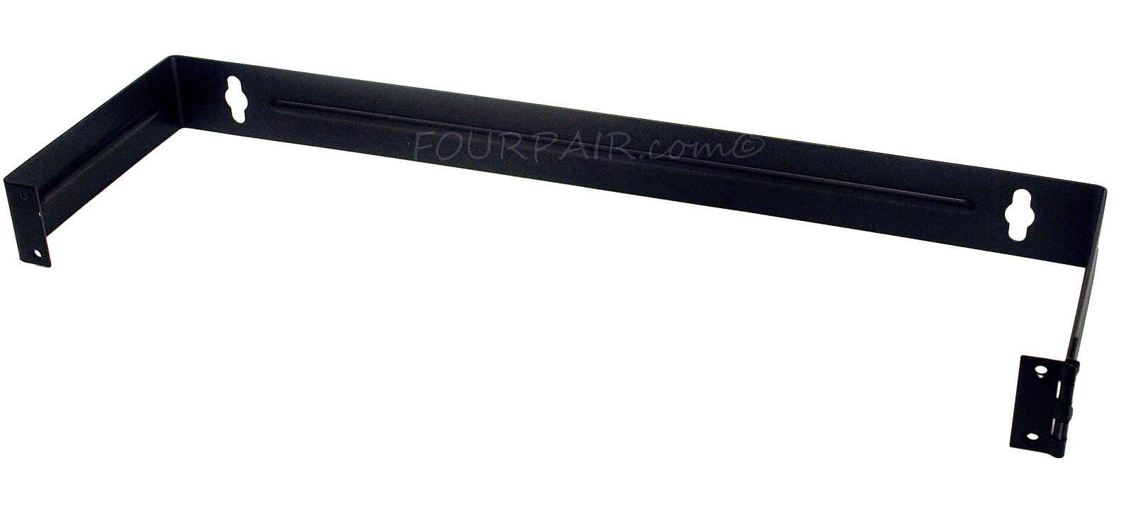 19" One Space 1U Steel Wall Mount Hinged Swing Out Patch Panel Bracket 6" Depth