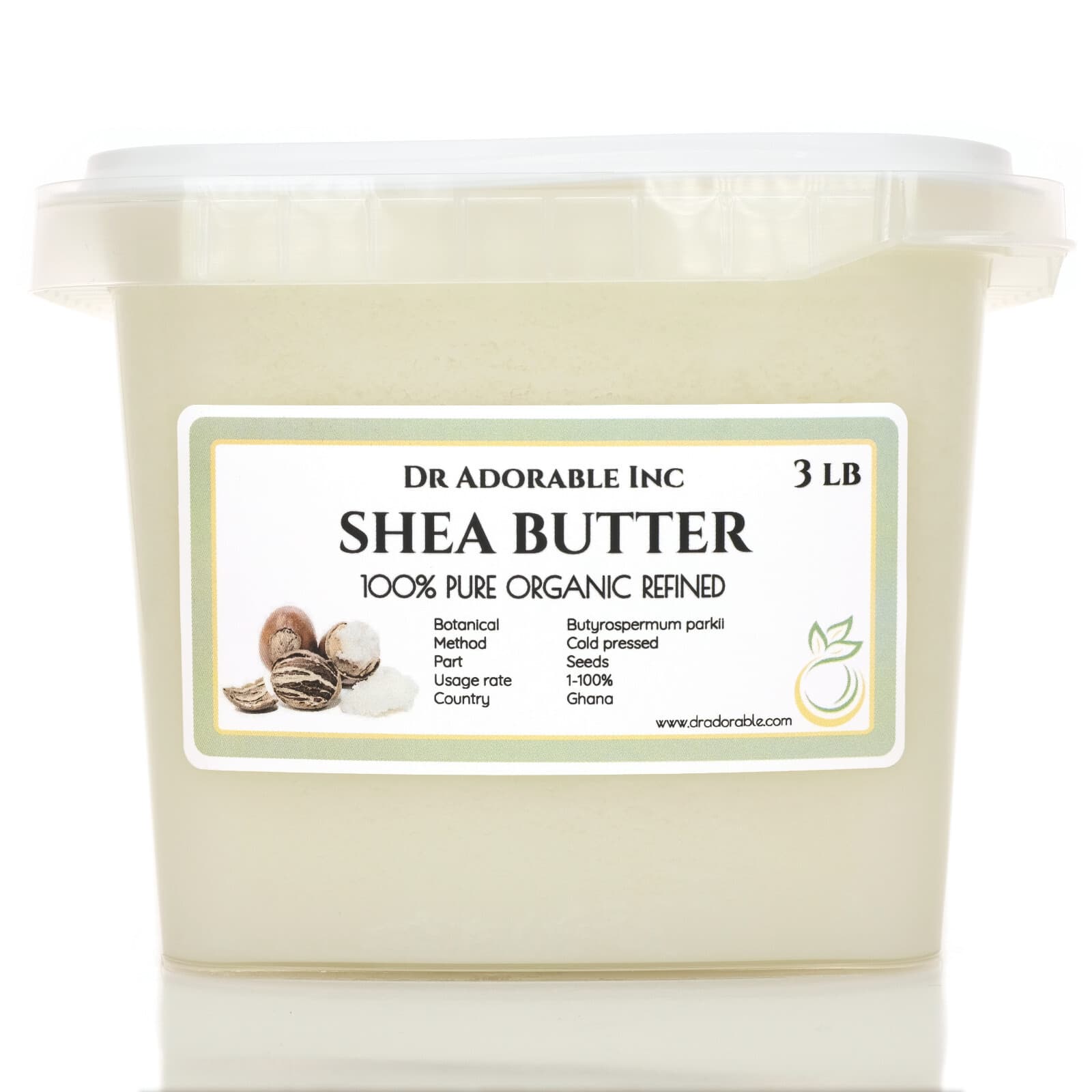 Premium Shea Butter Refined 100 % Pure Organic Natural Grade A You Pick Size
