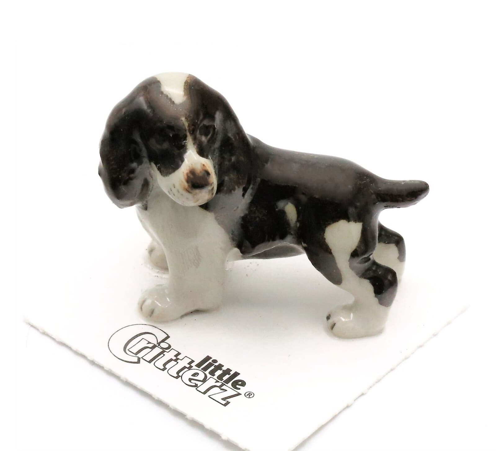 ➸ LITTLE CRITTERZ Dog Miniature Figurine English Springer Spaniel Millie