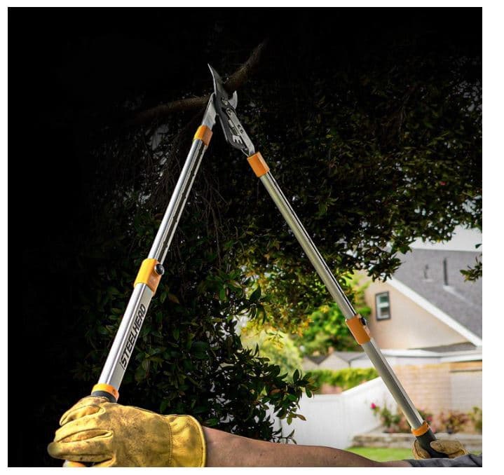 Telescopic Ratchet Loppers Heavy Duty Branch Trimmer Cutter Tree Yard Work BEST