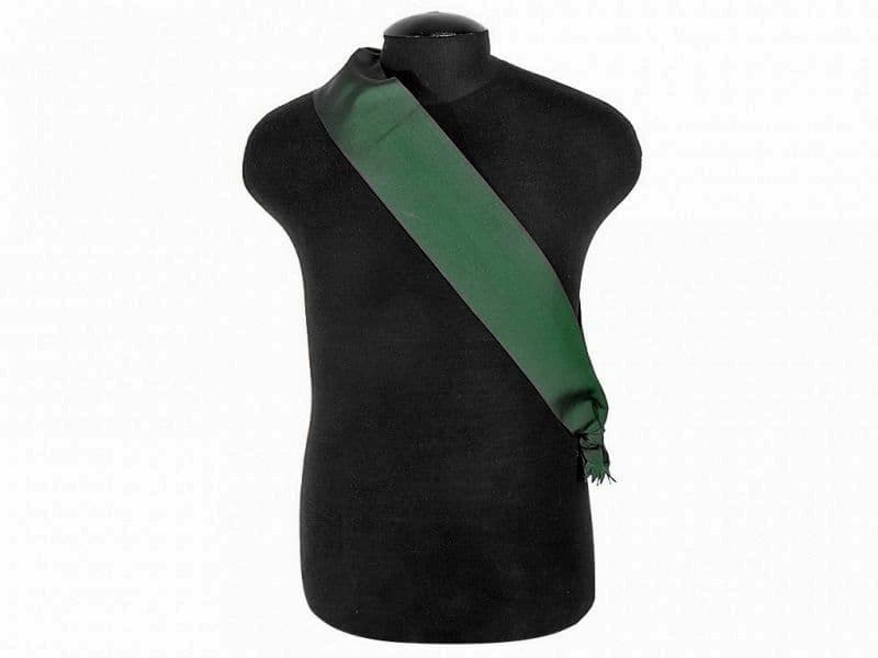 greyish green SASH RIBBON 10cm 2m Russian Imperial Order St.John of Jerusalem